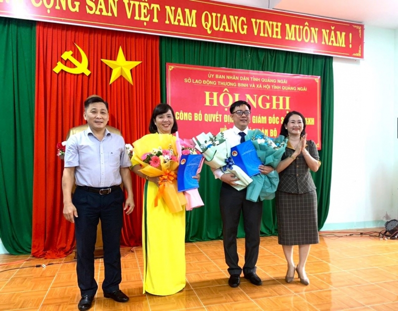  Trao quyết định Bổ nhiệm Ban giám đốc Trung tâm Điều dưỡng Người có công tỉnh Quảng Ngãi !